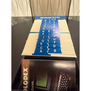 Vintage Rolodex Card File Organizer – Model VIP 24C - Made USA